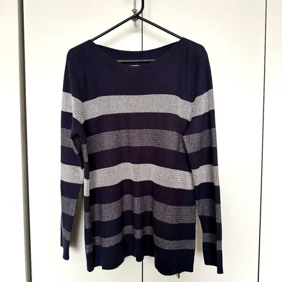 Cotton Blend Waffle Stitch Sweater - NWOT - XXL - Picture 12 of 14